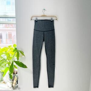 Lululemon Space Gray High Rise Wunder Under Leggings Size 6